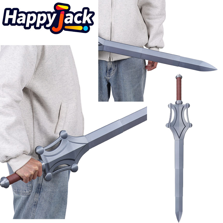 Cosplay Prop Knife - سكين بلاستيكية فضية للتنكر من فانتاسيا