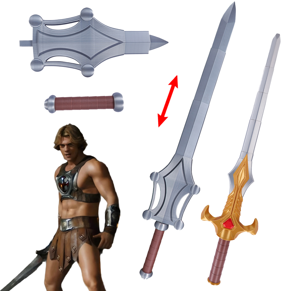 Cosplay Prop Dagger - سيوف تيلا مان التنكرية بطول 94