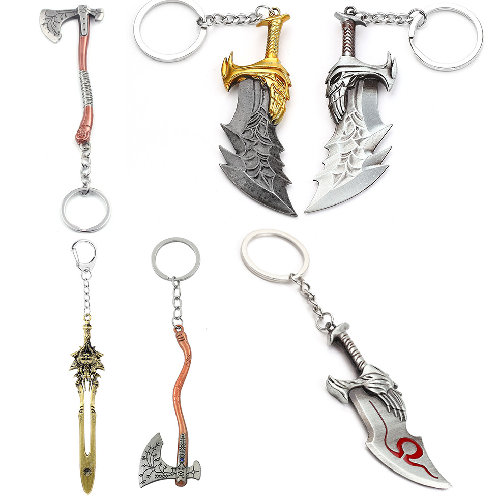 Cosplay Prop Dagger - سلسلة مفاتيح على شكل سيف كريتوس