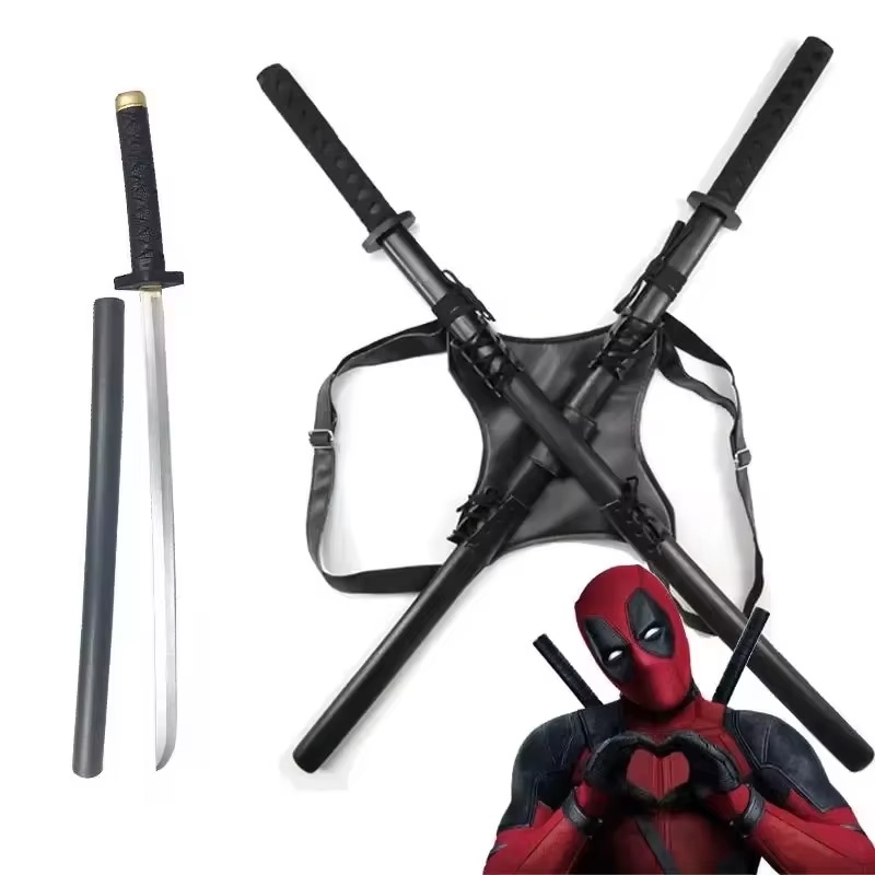 Cosplay Prop Knife - 2025 جديد 61 سنتيمتر ديدبول كاتانا