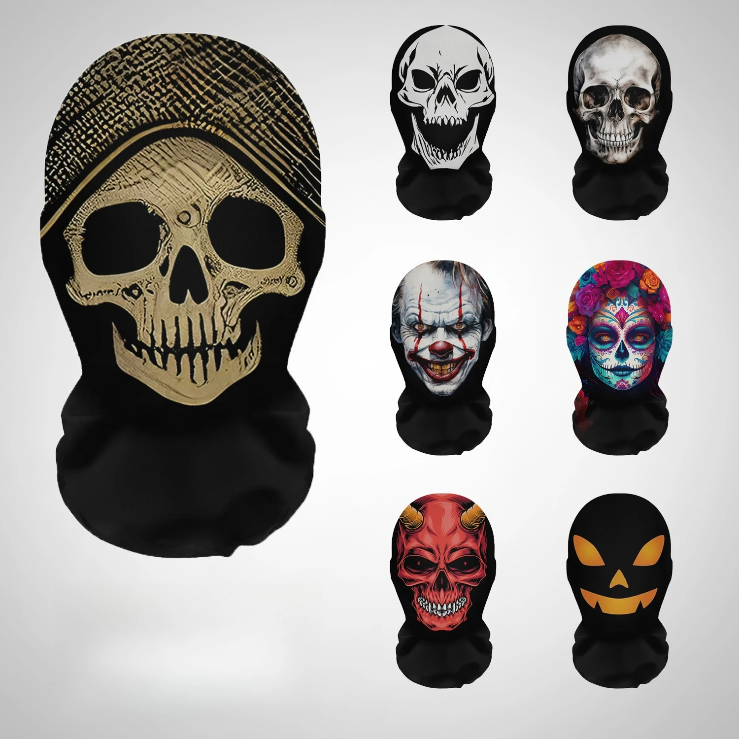 Free Cosplay Prop Patterns - أقنعة الهالوين الإرهابية ثلاثية الأبعاد الطباعة