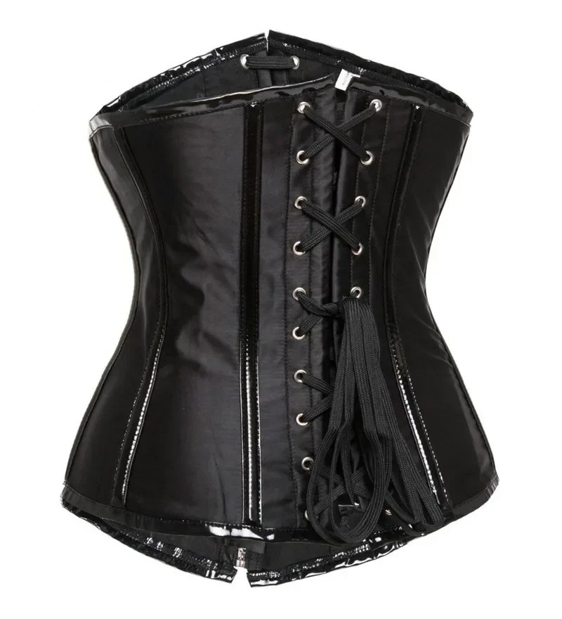 كورسيه قوطي ستيم بانك أسود وأح - مراجعة Boning Corset Steel وسعره