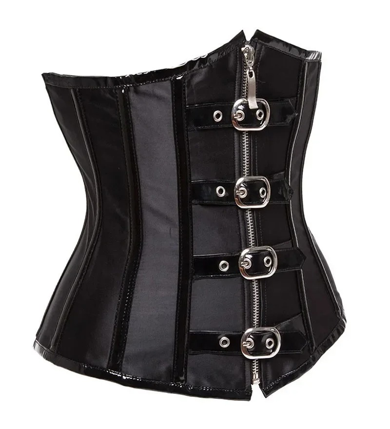 كورسيه قوطي ستيم بانك أسود وأح - مراجعة Boning Corset Steel وسعره