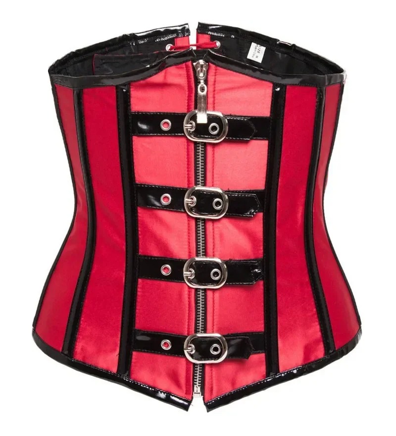 كورسيه قوطي ستيم بانك أسود وأح - مراجعة Boning Corset Steel وسعره