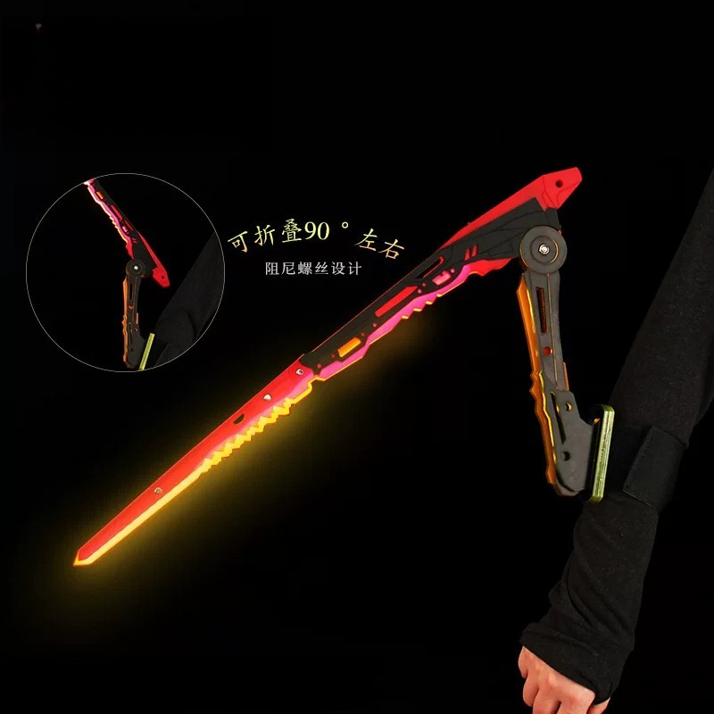 سيف كاتانا سايبربانك أنيمي، سي - مراجعة Cosplay Prop Knife وسعره