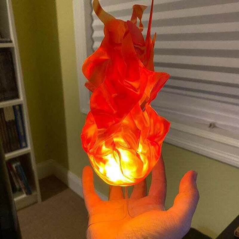 كرة نارية عائمة مضيئة بتقنية L - مراجعة Cosplay Fireball Prop وسعره