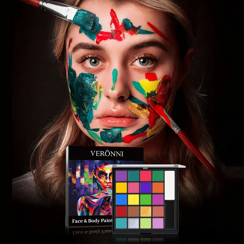 لوحة ألوان للوجه والجسم بـ 20  - مراجعة Cosplay Prop Paint وسعره