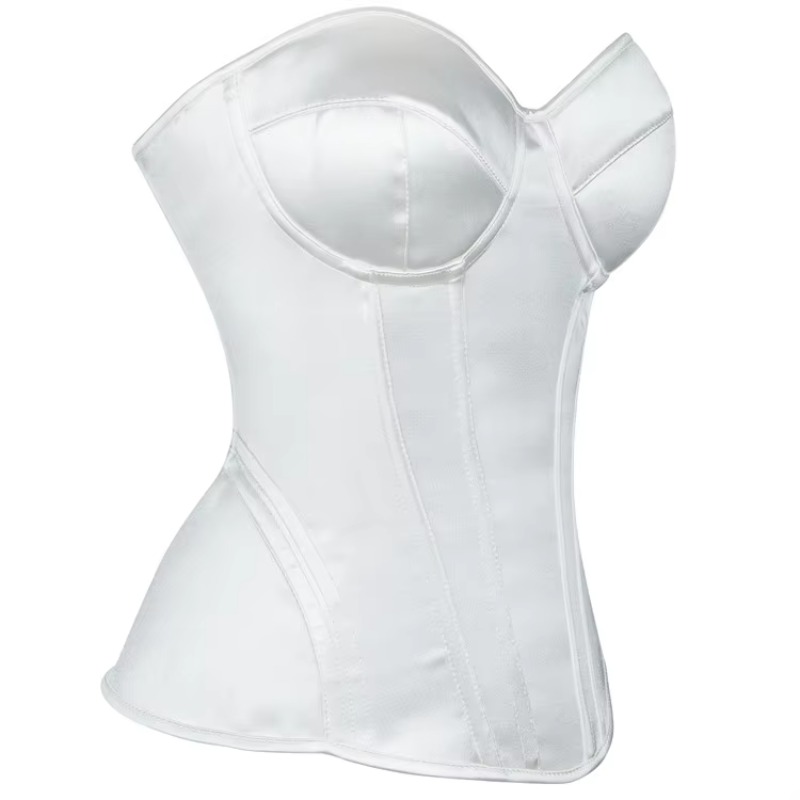مشد أبيض نسائي فوق الصدر، مشد  - مراجعة Boning Corset Steel وسعره