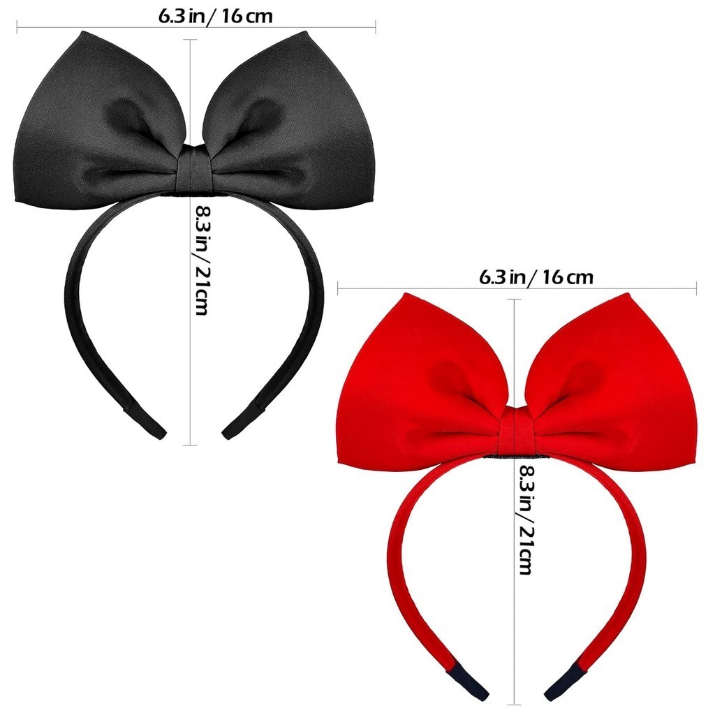 لطيف الفتيات الأحمر الكبير الق - مراجعة Cosplay Prop Bow وسعره
