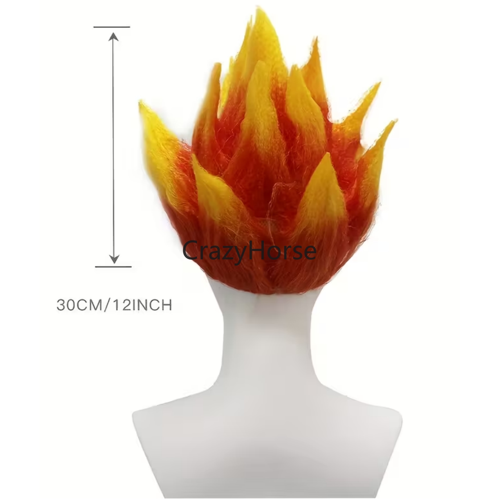 شعر مستعار للرجال البالغين لحف - مراجعة Cosplay Flame Prop وسعره