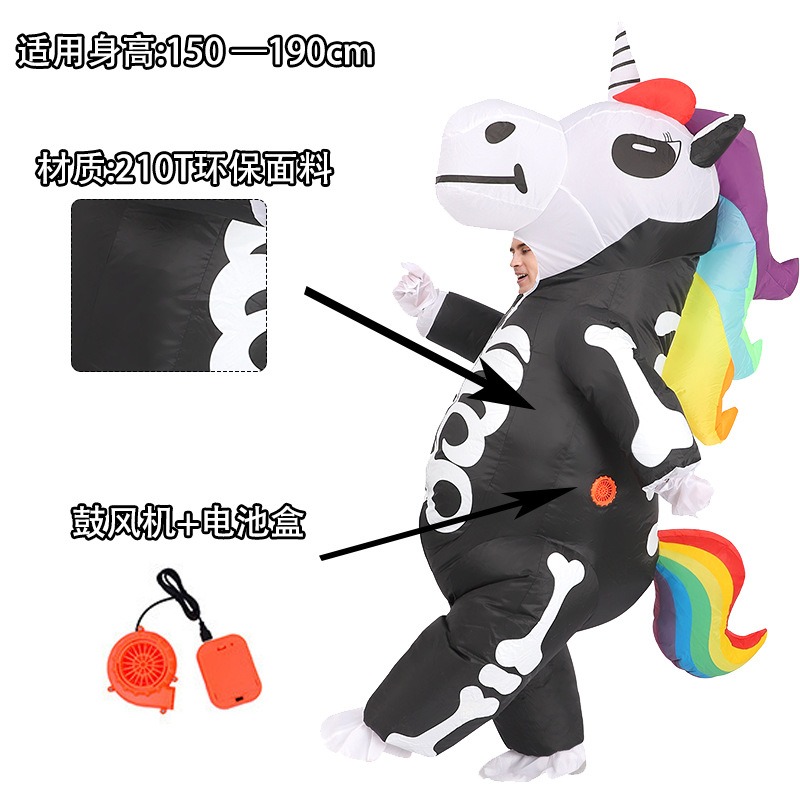 بدلة قابلة للنفخ على شكل هيكل  - مراجعة Cosplay Prop Business وسعره