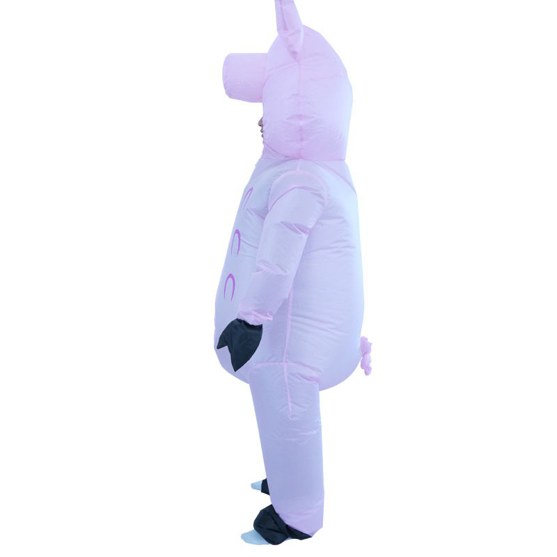 بدلة خنزير وردية قابلة للنفخ ل - مراجعة Cosplay Prop Business وسعره