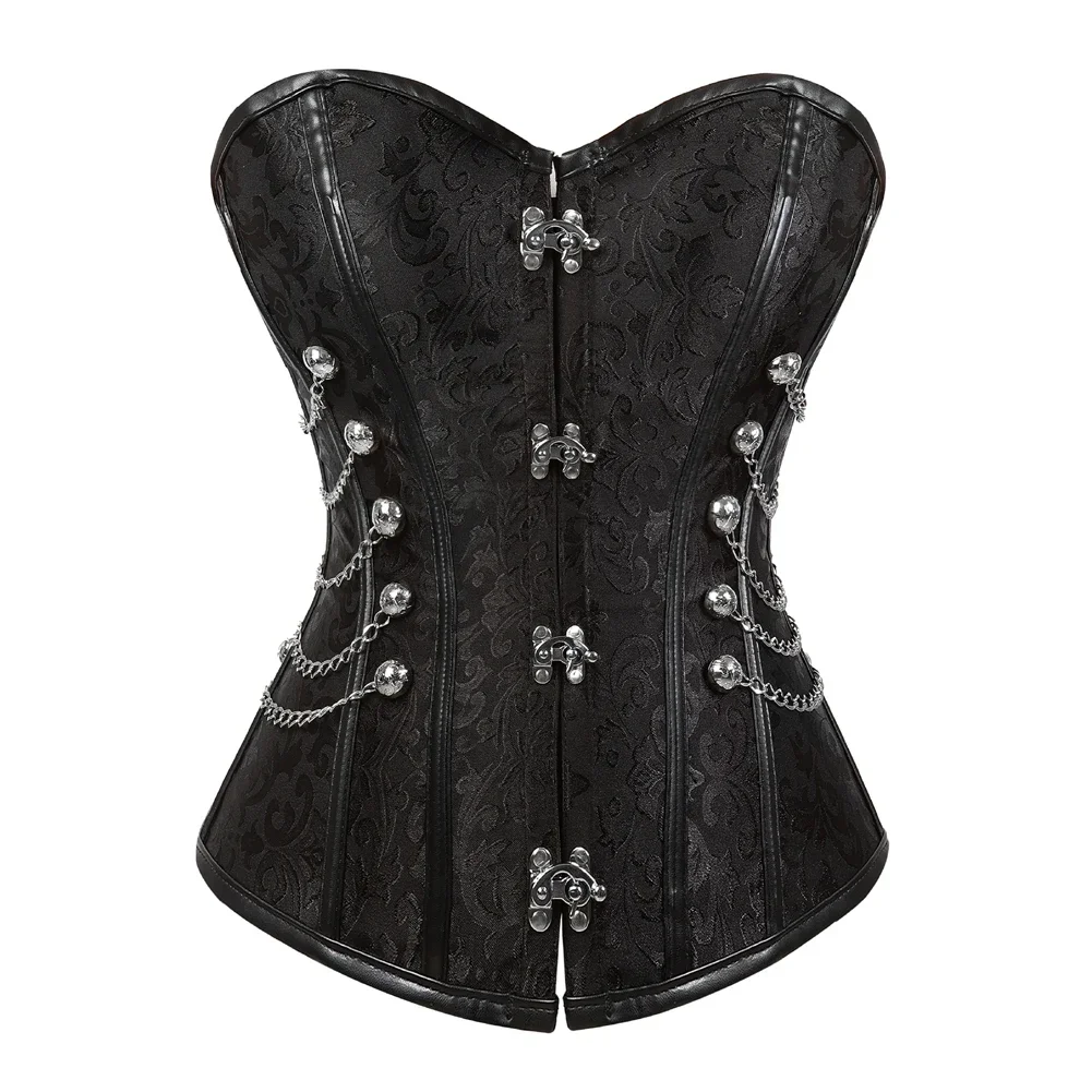 إمرأة القراصنة مشد الجلود الصل - مراجعة Boning Corset Steel وسعره