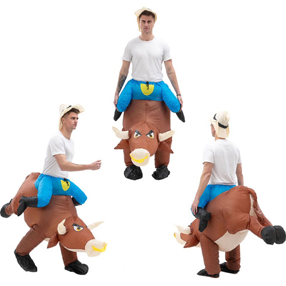 بدلة قابلة للنفخ على شكل بقرة  - مراجعة Cosplay Prop Business وسعره