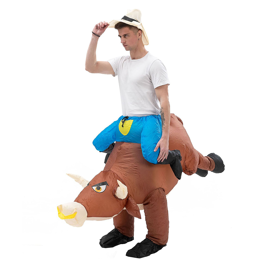 بدلة قابلة للنفخ على شكل بقرة  - مراجعة Cosplay Prop Business وسعره