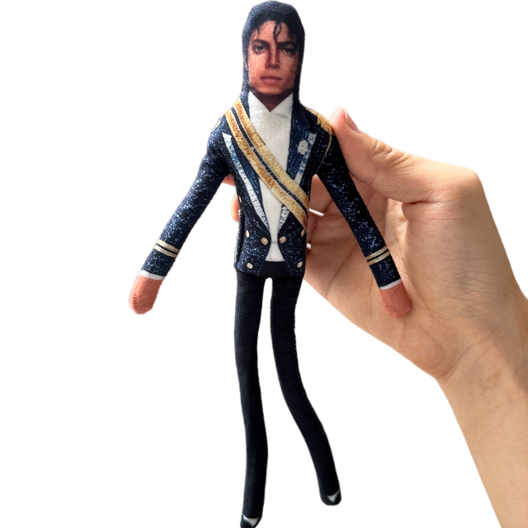 1-6 قطع دمية مايكل جاكسون للعب - مراجعة Cosplay Prop وسعره