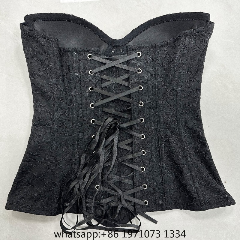 مشد نسائي فاخر من الدانتيل، بت - مراجعة Boning Corset Steel وسعره