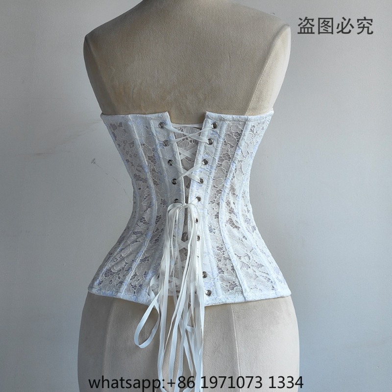 مشد نسائي فاخر من الدانتيل، بت - مراجعة Boning Corset Steel وسعره